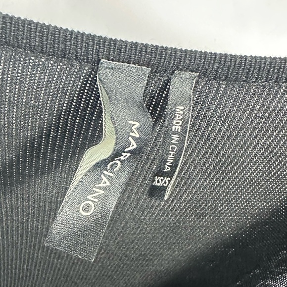 Marciano black longline open front cardigan size XS - Picture 2 of 10